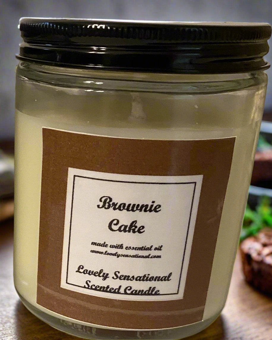 Brownie Cake Candle